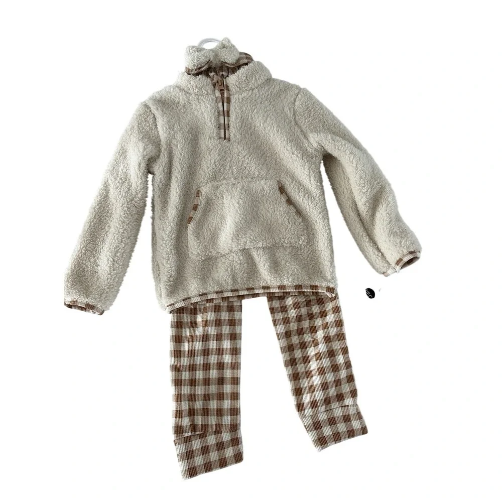 Nicole‎ Miller New York Toddler 3pc Outfit 4T Soft Fleece, Joggers, Headband NEW